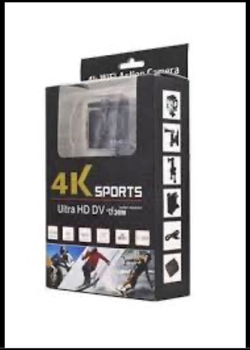 4K Ultra HD Spor Aksiyon Kamerası Siyah