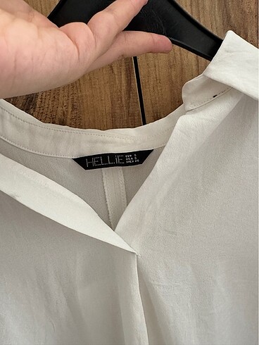 s Beden Beyaz oversize gomlek