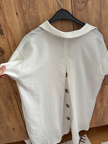 Diğer Beyaz oversize gomlek