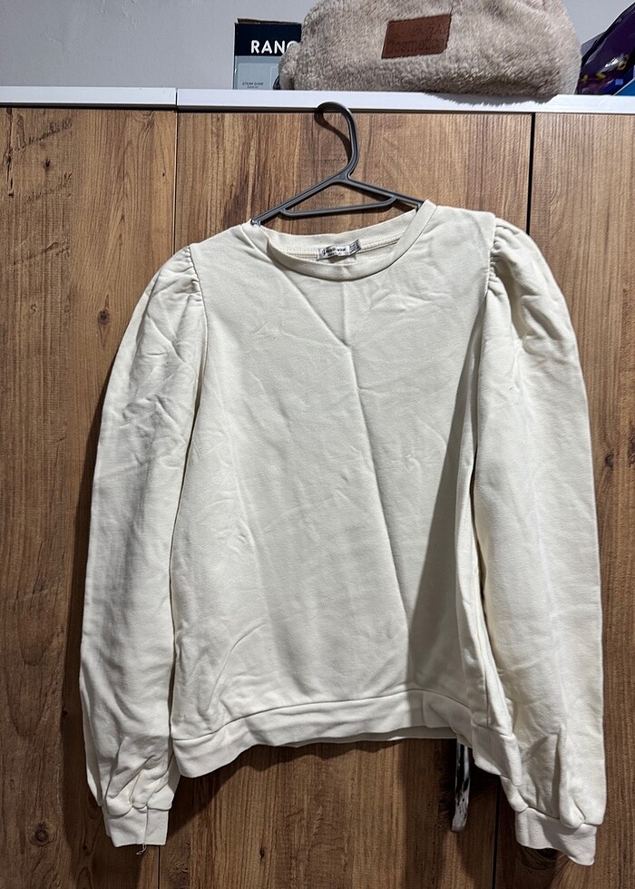 Stradivarius beyaz kazak - Görsel 2