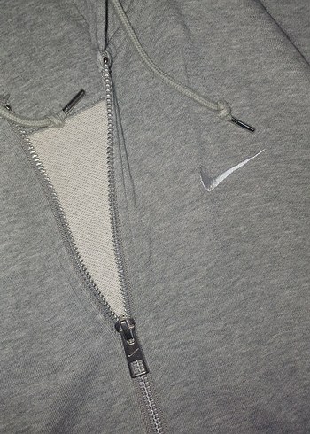 Gri Erkek Fermuarlı Sweatshirt - Görsel 4