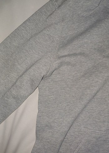 Gri Erkek Fermuarlı Sweatshirt - Görsel 5