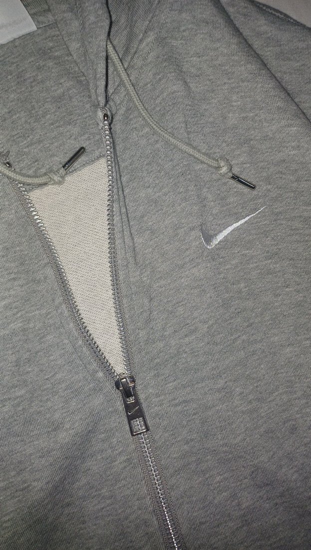 Gri Erkek Fermuarlı Sweatshirt - Görsel 4