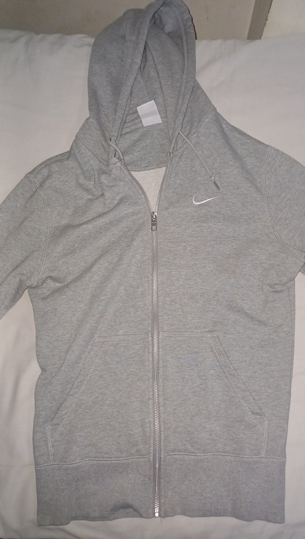 Gri Erkek Fermuarlı Sweatshirt - Görsel 3