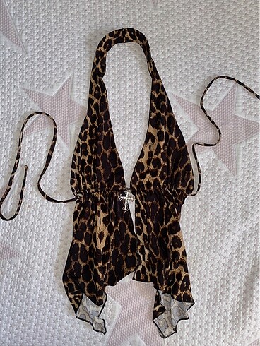 Shein leopar desenli büstiyer