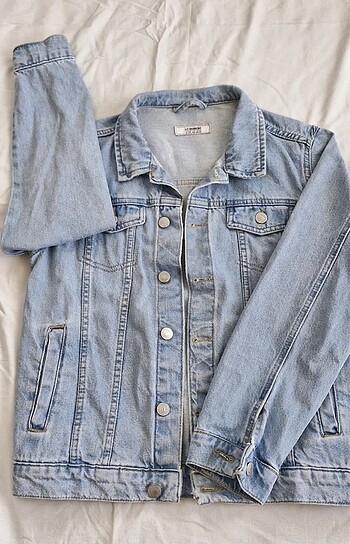 Bayan kot ceket - Görsel 6