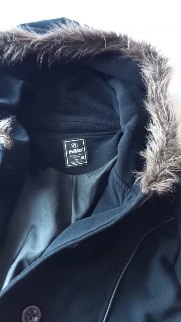 Düğmeli Siyah Midi Deri Goth Kaban - Görsel 3