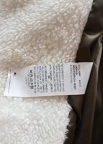 Kemerli, kısa kesim yeşil kadın ceket - Görsel 4