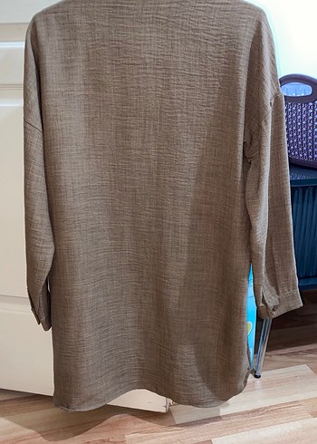 Nakışlı Uzun Kollu Kadın Gömlek - Görsel 4