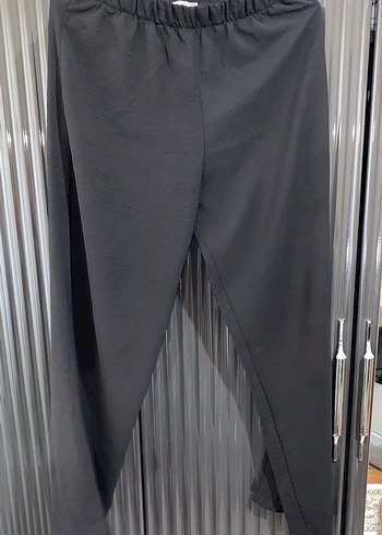 Düğmeli Siyah Uzun Kollu tunik ve pantolon - Görsel 2