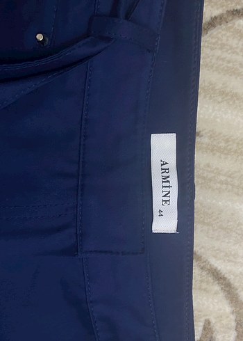 Armine Kadın Lacivert Uzun Kumaş Pantolon