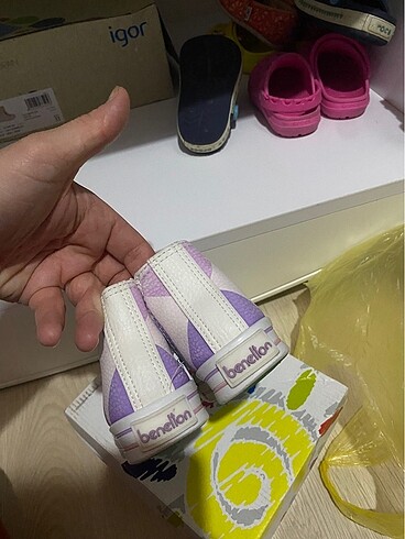22 Beden mor Renk Benetton