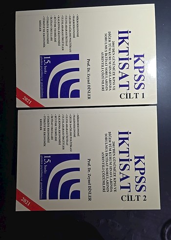 Prof.Dr. Zeynel Dinler İktisat Çıkmış Sorular 2 CİLT