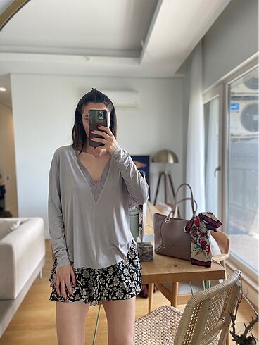 Zara Zara Gri Bluz