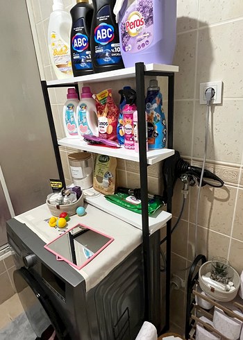 Beyaz Çocuk Rafı, 3 Katlı - Görsel 5