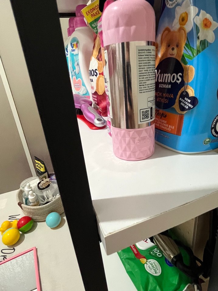 Beyaz Çocuk Rafı, 3 Katlı - Görsel 2