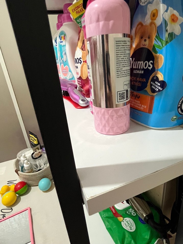 Beyaz Çocuk Rafı, 3 Katlı - Görsel 3