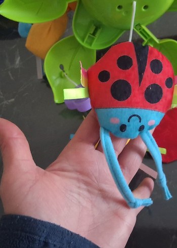 Bebek beşik dönencesi müzikli ışıklı yumuşak oyuncaklı - Görsel 4