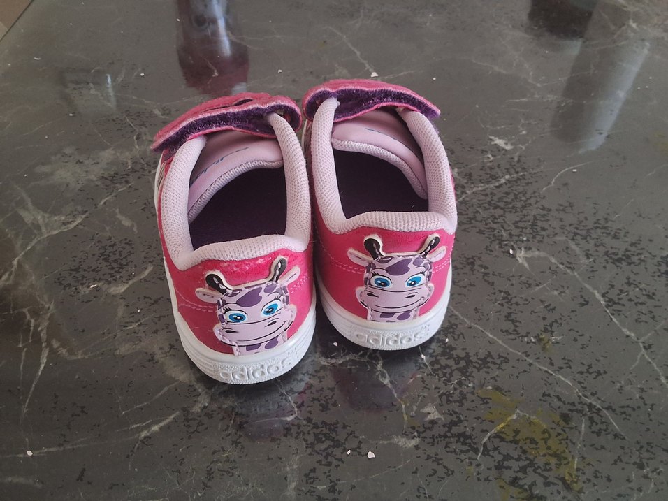 Adidas Kız Çocuk Pembe Cırt Cırtlı Spor Ayakkabı - Görsel 2