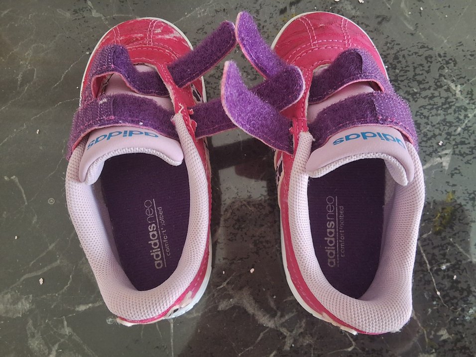 Adidas Kız Çocuk Pembe Cırt Cırtlı Spor Ayakkabı - Görsel 4