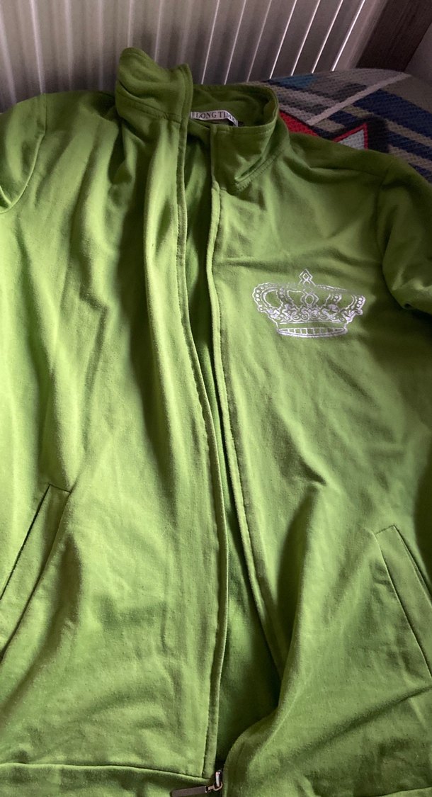 Kapüşonlu, Fermuarlı Yeşil UZUN Ceketi - Görsel 4