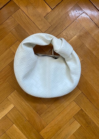 Beden beyaz Renk Beyaz Deri Minimalist Kadın Çanta