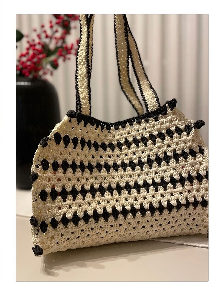 EL İŞÇİLİĞİ ÖRGÜ ÇANTA - Görsel 2