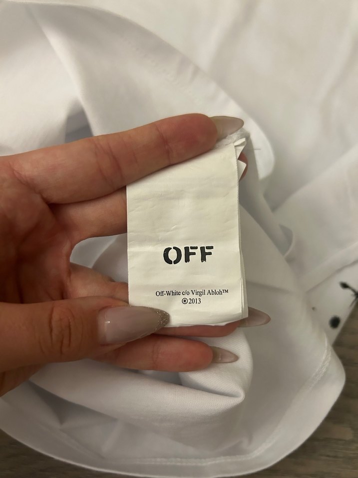 Off White Beyaz Tshirt - Görsel 5