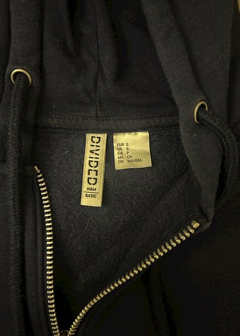 Y2k H&M Lacivert Kapüşonlu Sweatshirt - Görsel 3