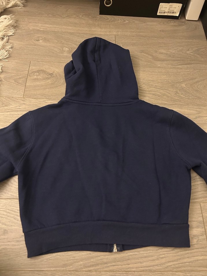 Y2k H&M Lacivert Kapüşonlu Sweatshirt - Görsel 4