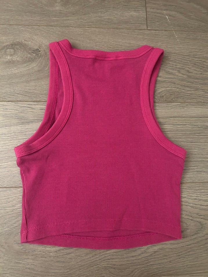 H&M Fuşya Crop - Görsel 3