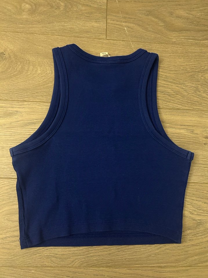 H&M Lacivert Crop - Görsel 3