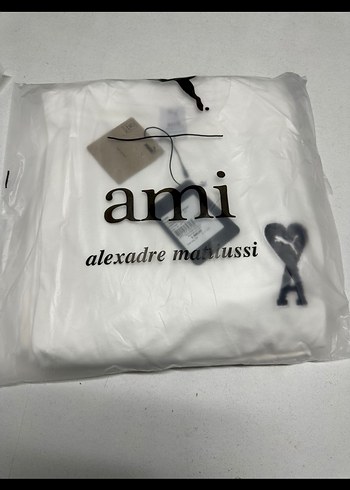 Puma x Ami Paris Beyaz tshirt - Görsel 4