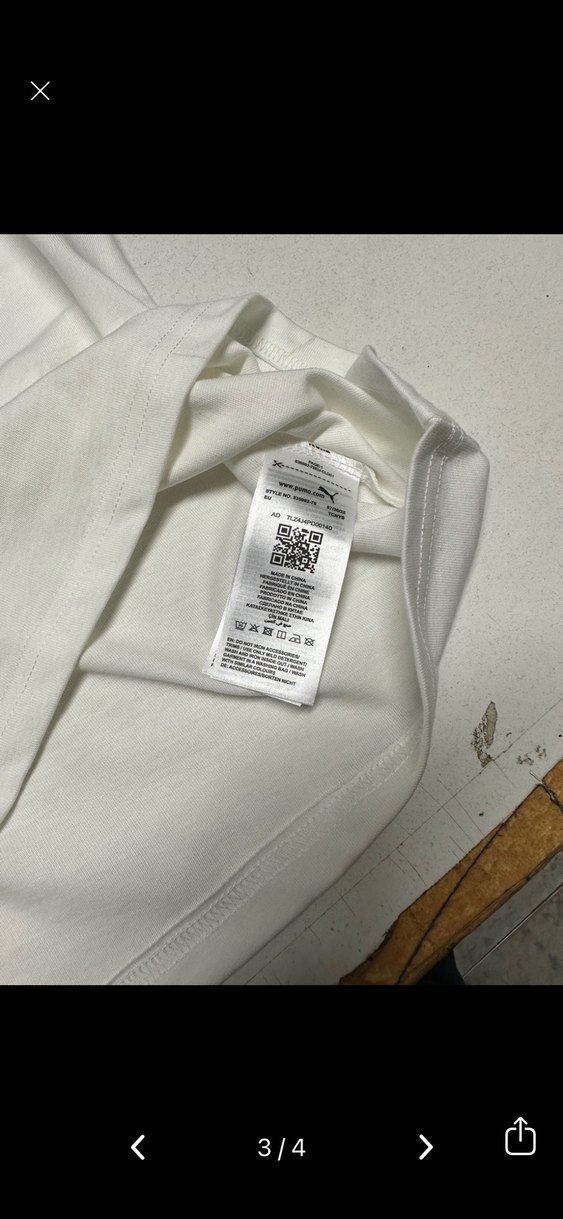 Puma x Ami Paris Beyaz tshirt - Görsel 3