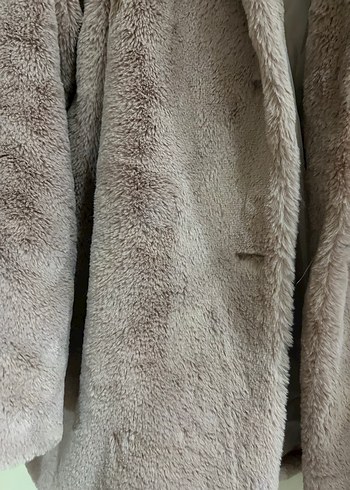 Gülkırusu Midi Suni Kürk Palto - Görsel 2