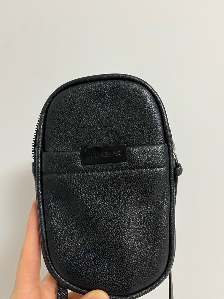 Siyah Deri Kadın Çapraz Çanta - Görsel 2