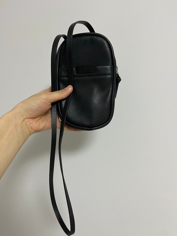 Siyah Deri Kadın Çapraz Çanta - Görsel 3