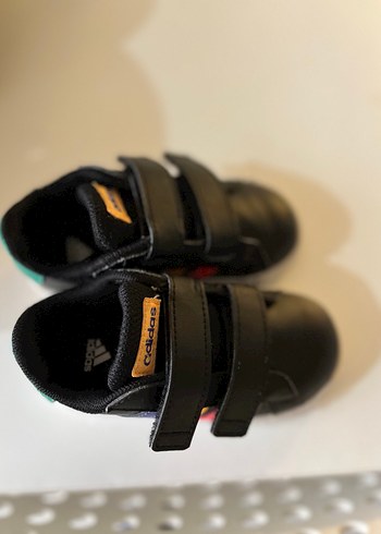 Erkek Çocuk Siyah Cırt Cırtlı Spor Ayakkabı - Görsel 4