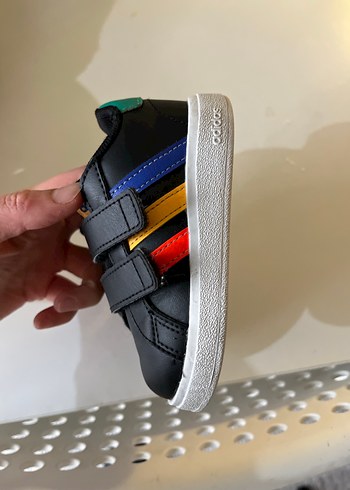 Erkek Çocuk Siyah Cırt Cırtlı Spor Ayakkabı - Görsel 3