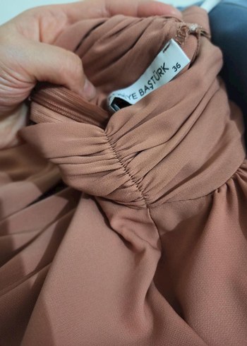 Kadriye baştürk elbise şık kemerli elbise - Görsel 2