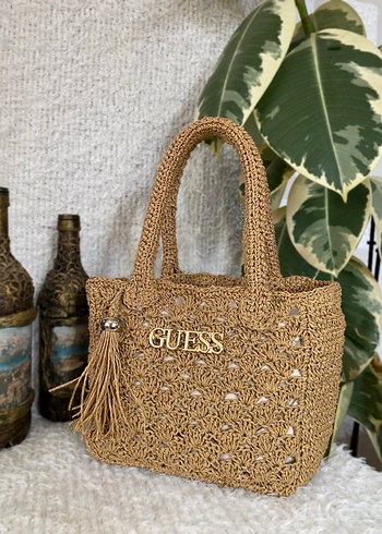Dantel Detaylı Örgü Guess Kadın Çanta