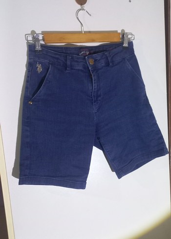 u.s. polo lacivert Kot Bermuda Şort - Görsel 2