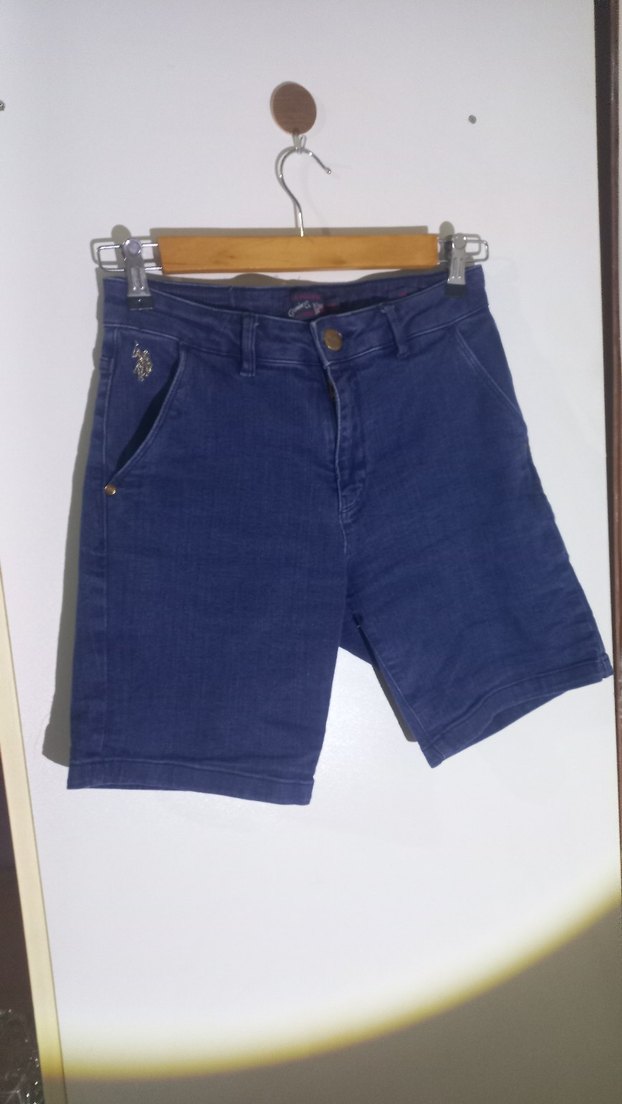 u.s. polo lacivert Kot Bermuda Şort - Görsel 2
