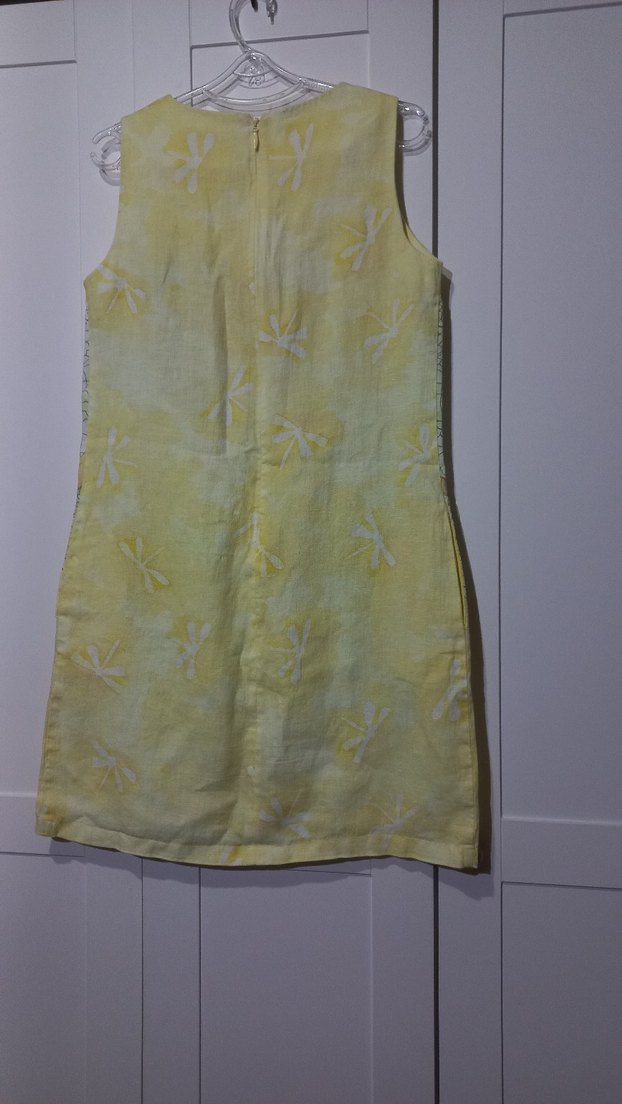 V Yaka Kolsuz Mini Elbise - Görsel 5