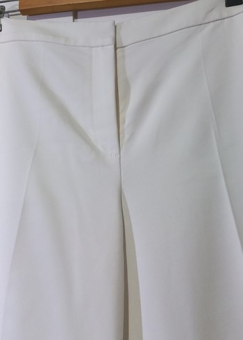 Beyaz Kadın kumaş Pantolon - Görsel 6