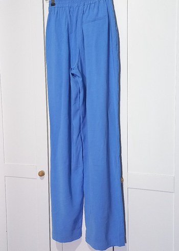 Mavi Pilili Kadın Kumaş Pantolon - Görsel 6