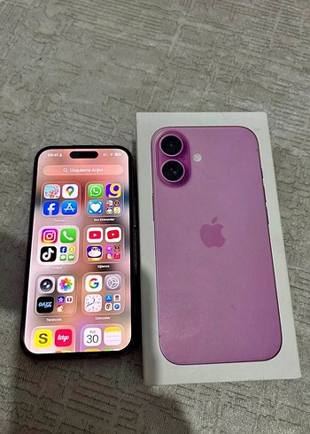 Apple iPhone 16 128 GB Türkiye Garantili Akıllı Telefon