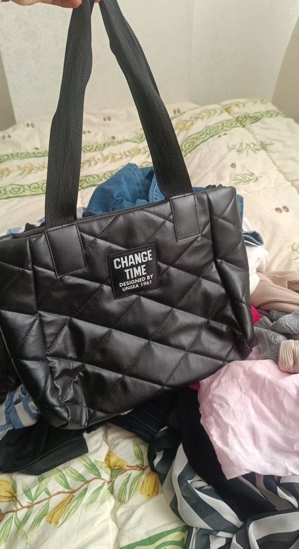 Siyah Fermuarlı Kadın Günlük Çanta - Görsel 3