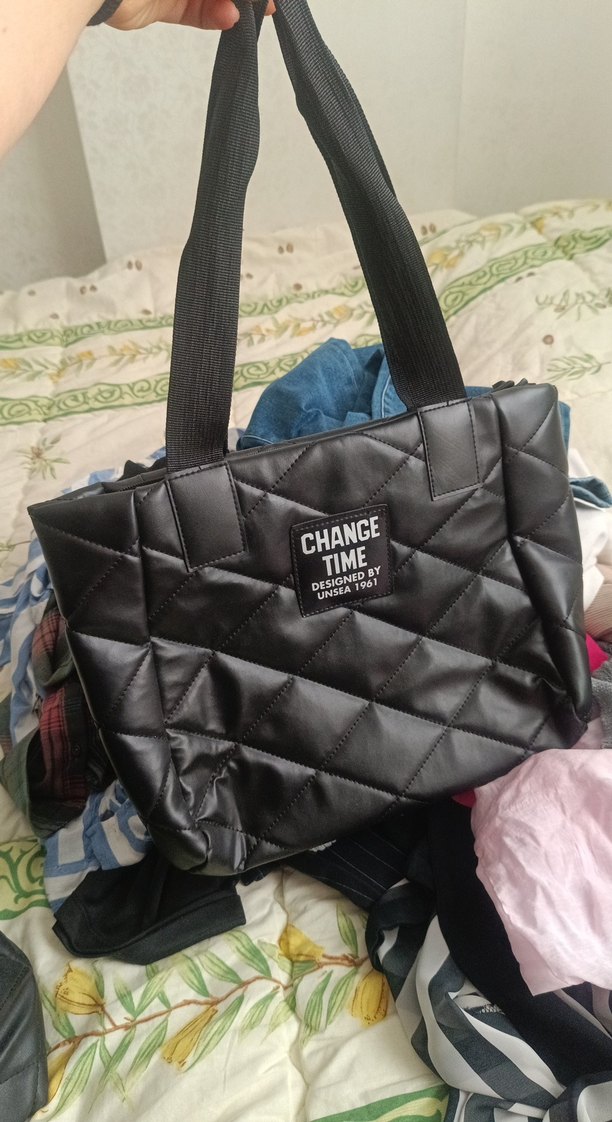 Siyah Fermuarlı Kadın Günlük Çanta - Görsel 2