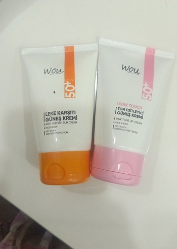 Wou Leke Karşıtı ve Ton Eşitleyici Güneş Kremleri SPF 50+ - Görsel 2